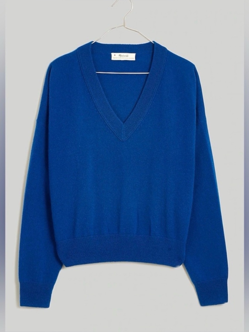 Madewell (Re)sponsible Cashmere v neck sweater